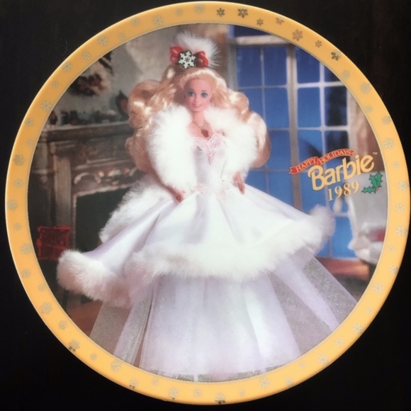 Barbie Other - Vintage Barbie HAPPY HOLIDAYS 1989 Collector Plate
